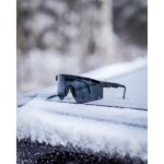 AMOQ Comet Aurinkolasit Musta/Bronze - Smoke