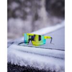 AMOQ Comet Aurinkolasit Yellow Splash - Oranssi Peili