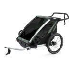Lastenkuljetusperäkärry THULE Chariot Lite 2, Agave