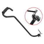 Työntötanko lastenpyöriin CAVO, runkokiinnitys, musta