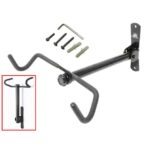 Seinäkoukku CAVO, vaaka,taitettava, musta