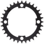 Ketjuratas E-bike, 32h, Narrow wide,BCD104, teräs, musta