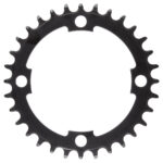 Ketjuratas E-bike, 40h, Narrow wide,BCD104, teräs, musta