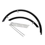 Lokasuojapari 28", Cavo hybrid, kromimuovi, musta