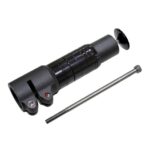 Ohjainputken jatkoadapteri CAVO, säädettävä, 28,6 mm, musta, 90 mm