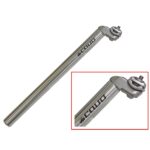 Istuinkannatin CAVO, 25,0x400, alumiini, hopea