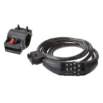 Spiraalilukko CAVO, 8/150 cm, numeroyhdistelmällä