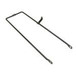 Etukorin kiinnitysrauta CAVO, malliin 48-712, musta