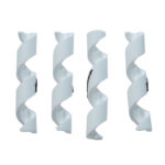 Vaijerinkuoren suoja ALLIGATOR Spiraali, 4-5mm, 4kpl/pkt, valkoinen