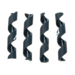 Vaijerinkuoren suoja ALLIGATOR Spiraali, 4-5mm, 4kpl/pkt, musta