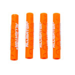 Vaijerinkuoren suoja ALLIGATOR Sahalaita, vaihdevaijeriin 4 mm, 4kpl/pkt, oranss