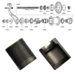 SHIMANO 1-v (CB-E110), jarrukenkäpari