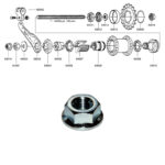 SHIMANO 1-v (CB-E110), laippamutteri