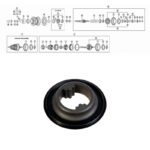 SHIMANO NEXUS 7-V (SG-7C22725/26/30), kartio oikea tiivisteellä