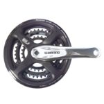 Kampipari SHIMANO FC-TY301 48/38/28, 170mm alu, syvyys 9,5mm, musta