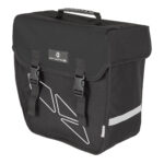 Sivulaukku M-WAVE kova musta/harmaa vasen