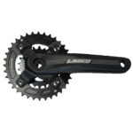 Kampipari LASCO 36/22, 170 mm, alu, nelikantti, musta