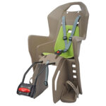 Lastenkuljetusistuin POLISPORT Koolah runkokiinnike, ruskea/vihreä