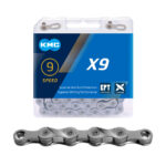 Ketju 9-v KMC X9 EPT, 1/2 x 11/128", 114L, Ruostumaton