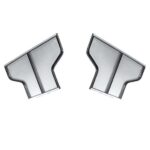 Etu ja takalaitapari tukkikärryn lavalle