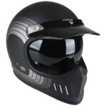 LAZER Cross TT Line XS kypärä, mattamusta/harmaa