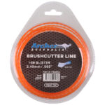 Trimmerin siima, Twin Stop, Kierretty, Ø 2,4mm x 15m