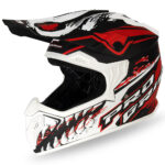 Lasten crossikypärä, PG 3009 punainen/musta, XL - 52cm