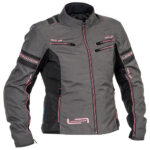 Lindstrands Tekstiilitakki Liden Naisten Harmaa/Pinkki 40