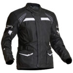 Lindstrands Tekstiilitakki Transtrand Musta/valkoinen 52