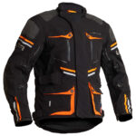 Lindstrands Tekstiilitakki Sunne Musta/oranssi 58