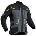 Linstrands Tekstiilitakki Myrvik Harmaa/Musta/Keltainen 64