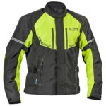 Lindstrands tekstiilitakki Lomsen Musta/HV keltainen 58