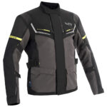 Lindstrands tekstiilitakki Sylarna Tumman harmaa/musta 60