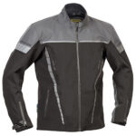 Lindstrands tekstiilitakki Bydalen Musta/teräksen harmaa 52