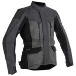 Lindstrands Tekstiilitakki Storbo W Grafiiti Tumman Harmaa Musta 46