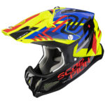 SCORPION MX Helmet VX-22 AIR neox neon yellow-blue-red L