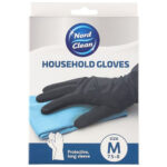 Talouskäsineet, musta 7,5-8 M