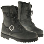 TIMELESS Rugged 45 Ajosaapas mattamusta, nahka