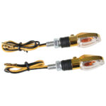 Vilkkupari, mininuoli 12V e-hyväksytty, Kultainen