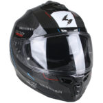 SCORPION Helmet EXO-1500 CARBON AIR ZITY Black-Red-Blue XL