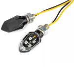 Led-Vilkkupari, mini musta